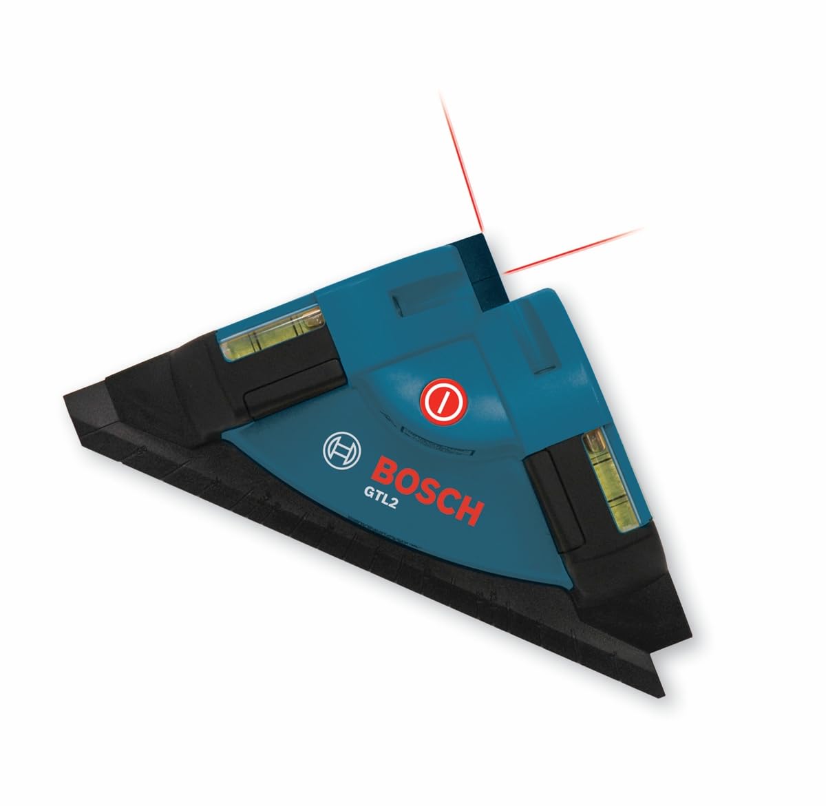 BOSCH GTL2 - Cuadrado de nivel láser, incluye tiras de montaje adhesivas