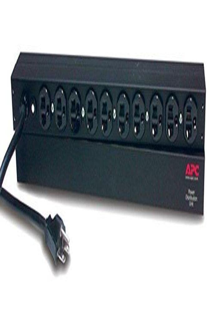 APC Rack PDU, Basic, 1U, 20A, 120V, (10) 5-20, 5-20P
