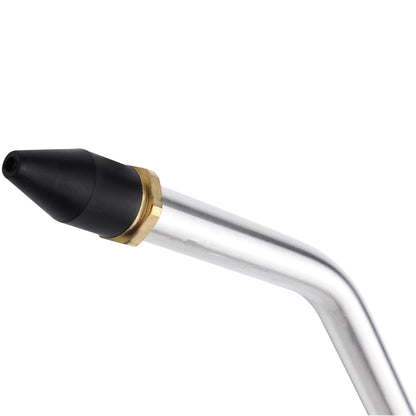 Pistola de aire resistente con boquilla de extensión de 4 pies, agarre de palanca, pistola de soplado de aire de seguridad compatible con OSHA NPT de 1/4 pulgadas, 159 (paquete de 5)