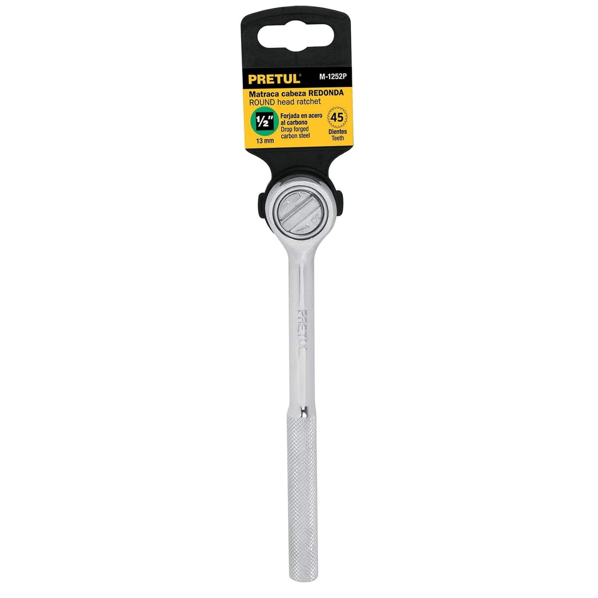 Pretul M-1252P, Matraca cabeza redonda, cuadro 1/2", Pretul