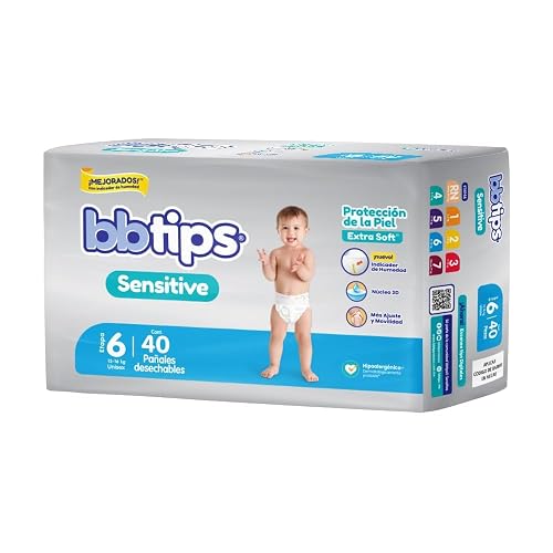 Pañales Bbtips, Talla XX Grande (6), 160 Pañales
