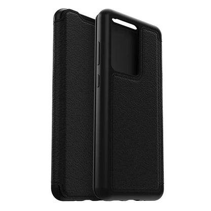 OtterBox Strada Series Funda para Galaxy S20 Ultra/Galaxy S20 Ultra 5G - Negro/Pewter
