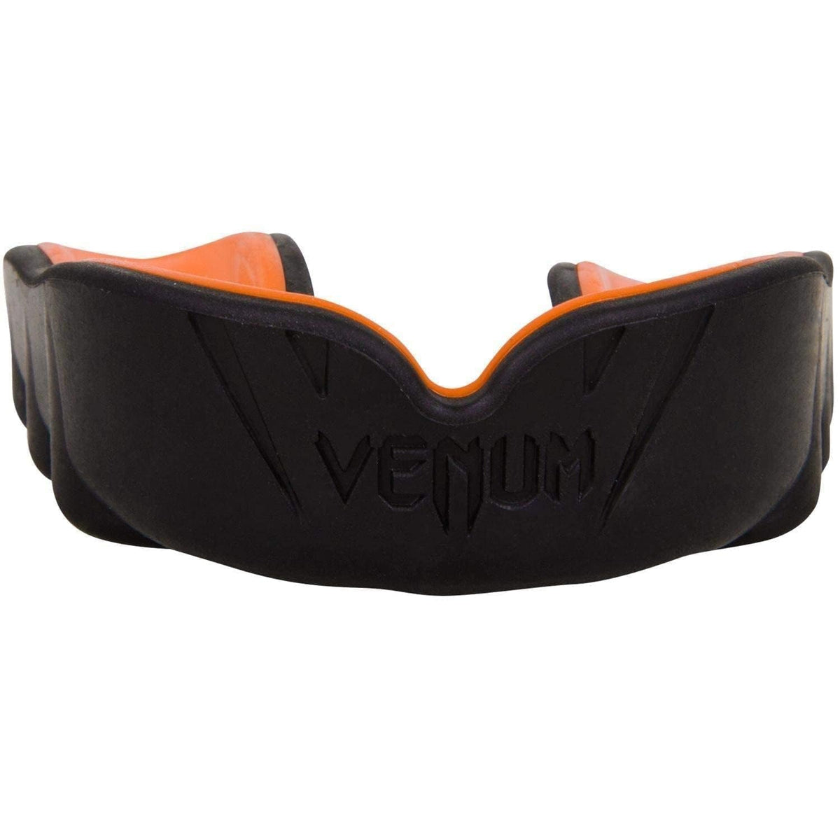 Venum Protector Bucal Challenger - Protector Dental - Negro - Anaranjado