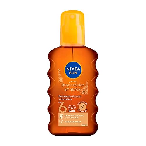 Protector Solar NIVEA SUN Protect & Bronze FPS 50 200Ml, Bronceado Natural Spray