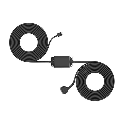 Adaptador de corriente para interiores y exteriores USB-C para cámaras Ring Stick Up Cam Pro, Spotlight Cam Plus y Spotlight Cam Pro - Negro