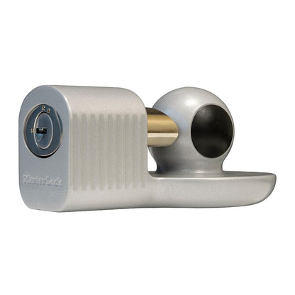 Master Lock 377KA Trailer Hitch Lock, Fits 1-7/8 in, 2 in, and Most 2-5/16 in. Trailer Couplers, Chrome