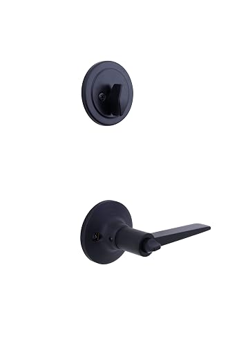 Phillips Combo Cerrojo/Manija Fresno Alta Seguridad Para Entrada LLave-Mariposa Negro