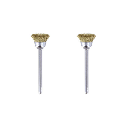 Dremel 536 Cepillo de Latón Copo de 12,7mm - 2 piezas
