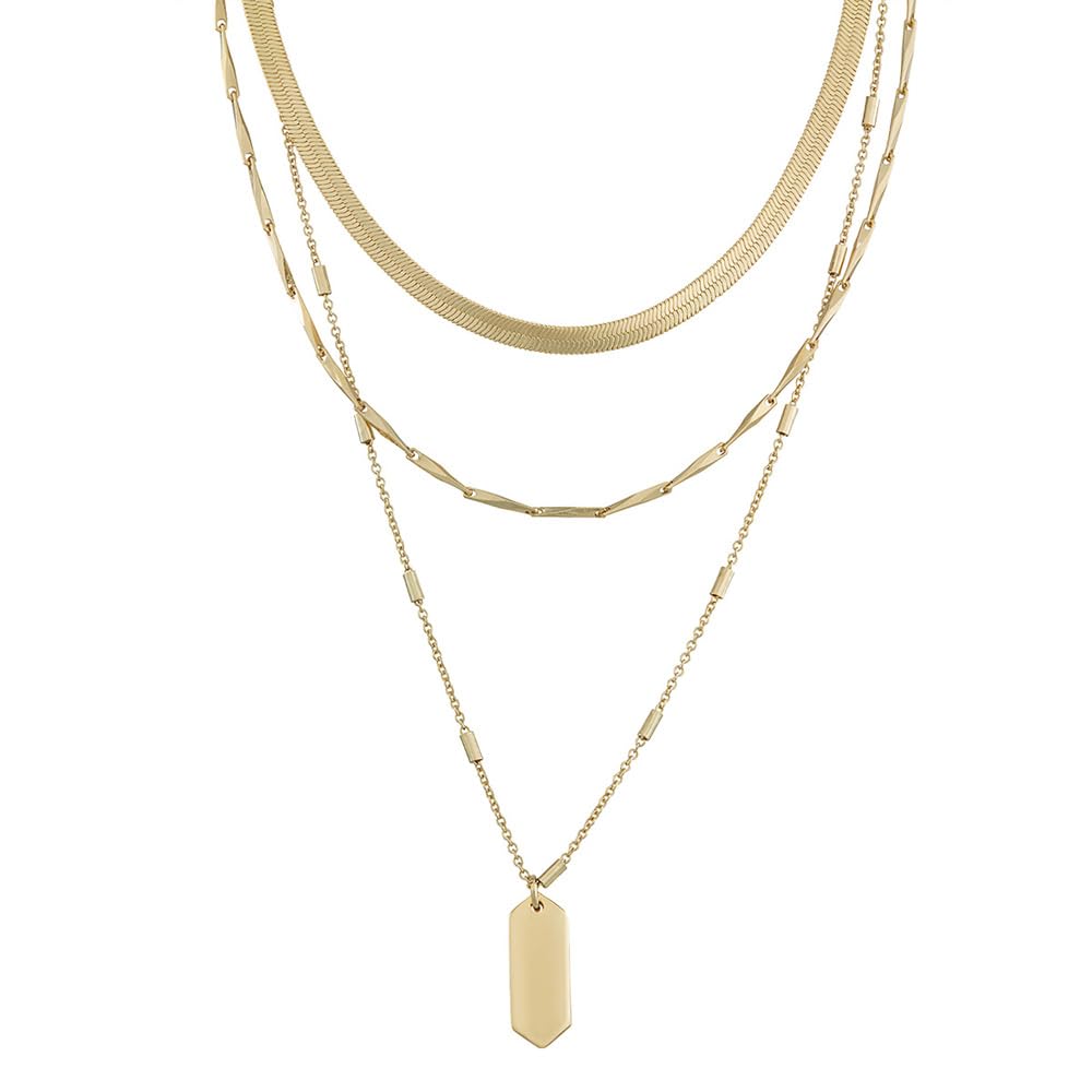Nine West Collar Dorado Niveles para Mujer