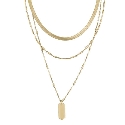 Nine West Collar Dorado Niveles para Mujer