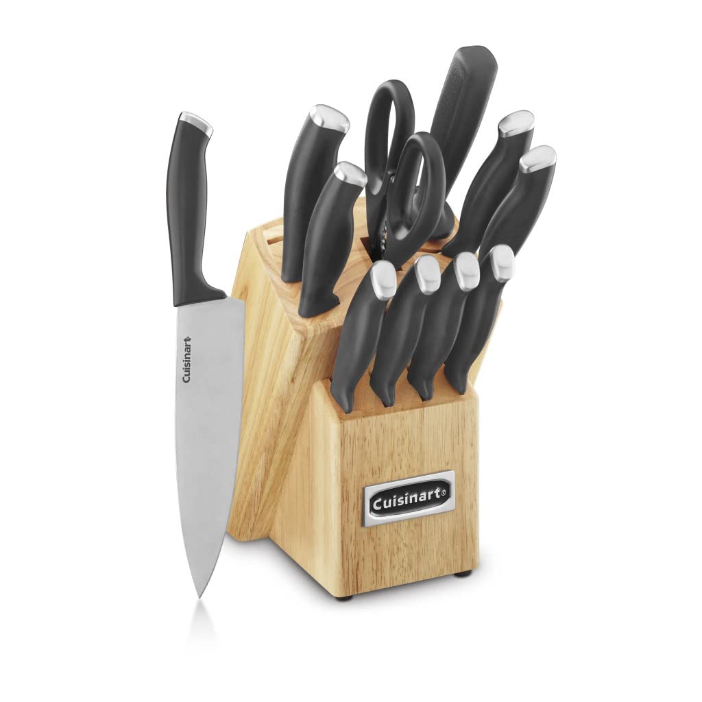 Cuisinart Color Pro Collection Juego de Cuchillos con Bloque 12 Piezas - Negro
