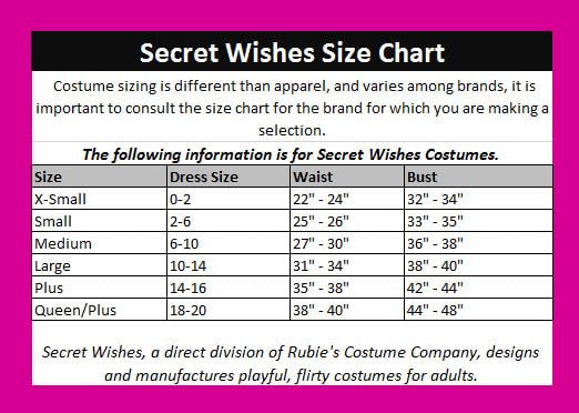 Disfraz de Miss Krueger Secret Wishes, Rojo -, M
