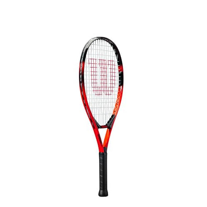 Wilson Pro Staff Precision - Raquetas de Tenis recreativas para jóvenes, Color Negro y Rojo