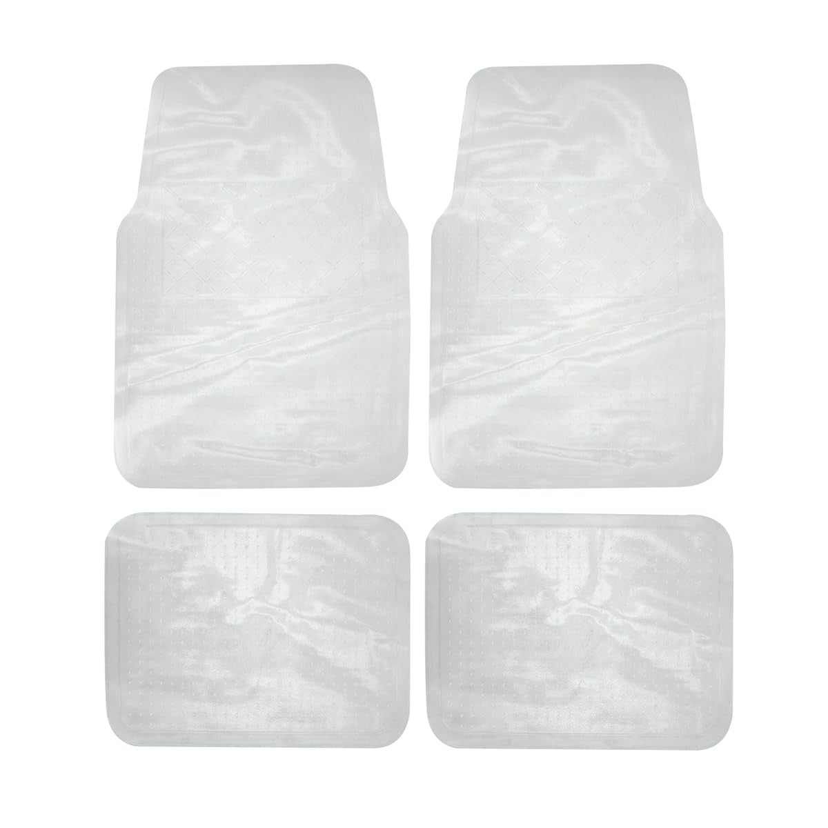 Surtek TA4T Juego de tapetes para Auto, 4 Piezas, Color Transparente