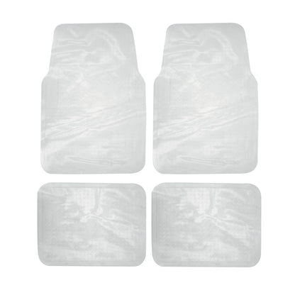 Surtek TA4T Juego de tapetes para Auto, 4 Piezas, Color Transparente