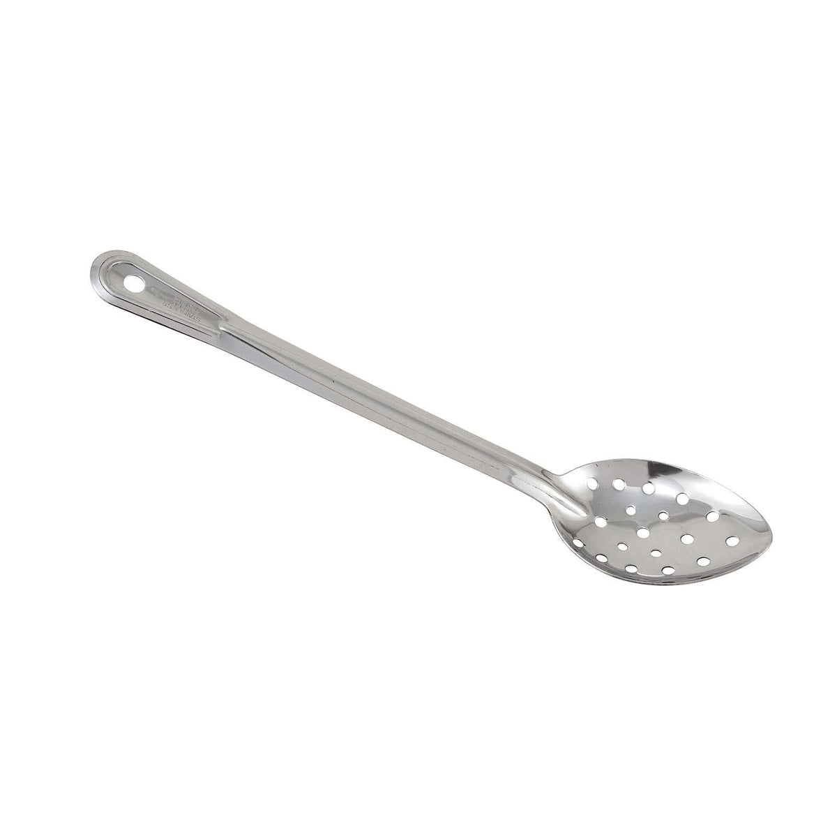 Winco Cuchara perforada de acero inoxidable, 15 pulgadas