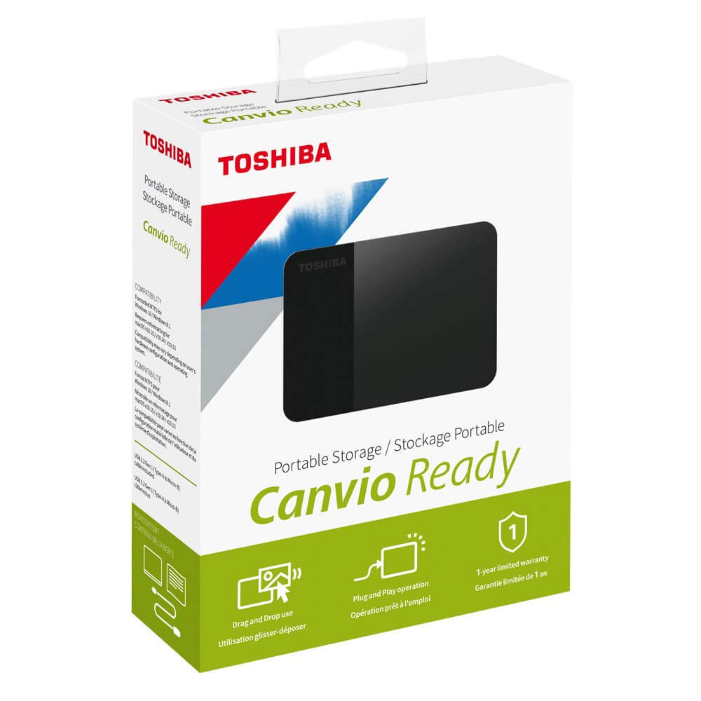 Toshiba CANVIO Ready (B3) 1TB Negro