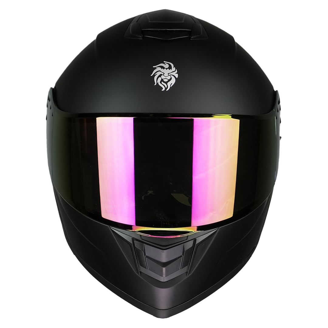 KOV Casco Zero Black Demon Negro Abatible Dot M