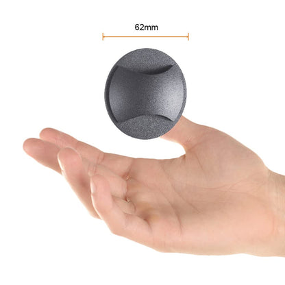 Tecnolite Luz de Cortesía LED Exterior Empotrable 3 W, Luz Suave Cálida, 2 en 1, IP65, IK08, No atenuable, LED Integrado