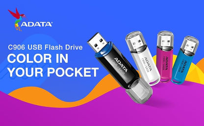 Unidad Flash USB C906 compacta, 64 GB, USB 2.2, Color Azul