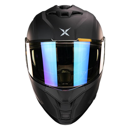 KOV Casco Thanos Negro Mate Integral AERODINAMICO para Moto Certificado Dot Y ECE 22-06