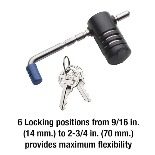Master Lock 2847dat Acero Inoxidable Ajustable Coupler Lock
