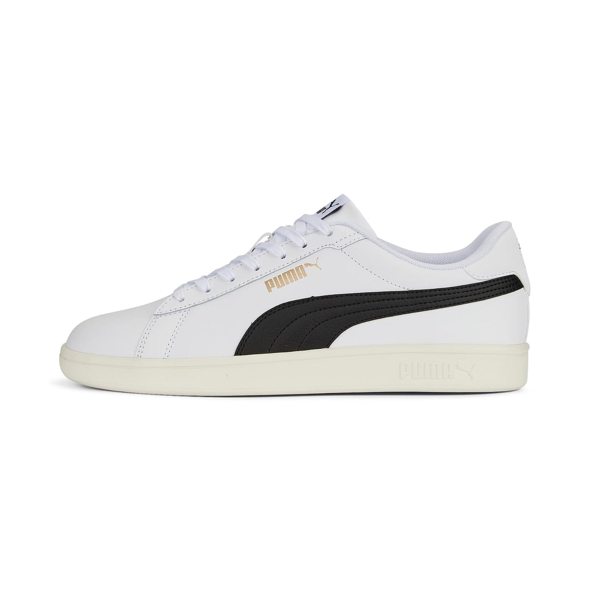 PUMA Smash Tenis Unisex - 24.5 cm - Blanco con Negro