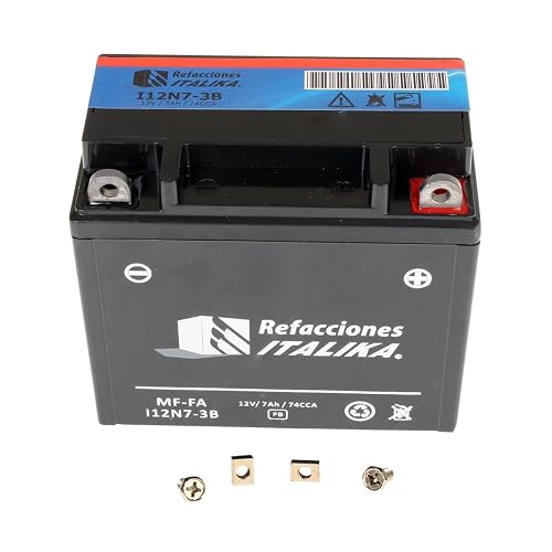 Italika Batería Original MF-FA I12N7-3B 12V 7Ah