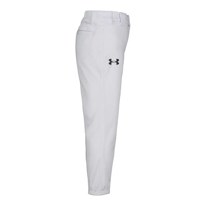 Under Armour Pantalón de béisbol para niños, Trabillas para cinturón, Logotipo, Cierre a presión, cómodo y Duradero Pantalón de béisbol para Niños