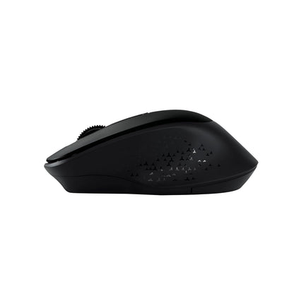 Acteck Mouse Inalambrico 2.4 GHz Optimize Ergo MI470 / Diseño Ergonomico de 1600 dpi s 2 Botones + 1xBat AA Incluida Negro Advanced Series