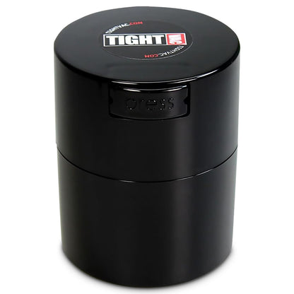 Tightvac – 14 g a 85 g hermético, multiusos, Sello de vacío, contenedor de almacenamiento portátil para artículos secos, comida, y hierbas, Negro sólido, .29-Liter/9-Fluid Ounce, 1