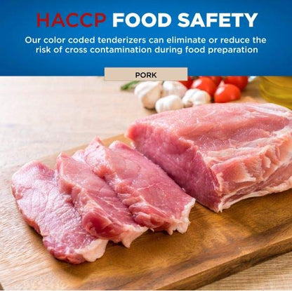 Jaccard 200348T, ablandador de carne duradero de 48 hojas con aguja afilada de acero inoxidable, artilugio de cocina para ablandar pollo, carne de res, cerdo, ternera, barbacoa, bronceado