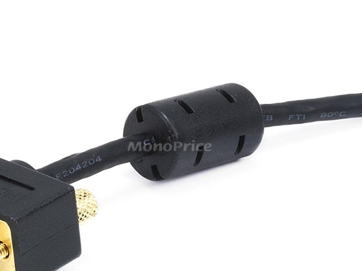 Monoprice Mono 106364 35-Feet Ultra Slim Super VGA Male to Male Monitor Cable with Ferrites