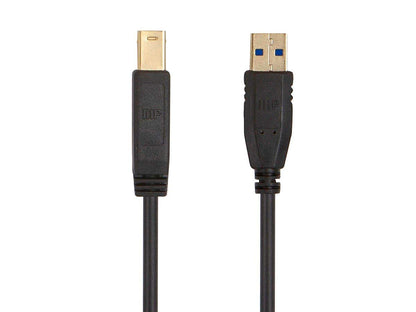 Monoprice - Cable USB 3.0 Tipo a a Tipo B, 3 pies, Color Negro, Compatible con Monitor, escáner, Unidad de Disco Duro, concentrador USB, impresoras, Serie Select