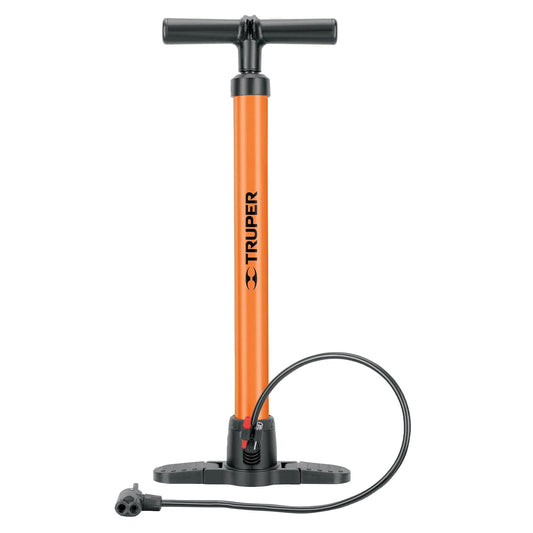 TRUPER Bomba de Aire 58 cm, Cuerpo de Acero, Naranja