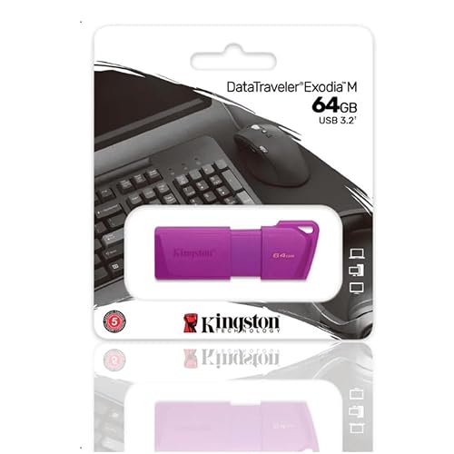 Kingston Memoria Flash 64GB USB 3.2 Gen 1 DTXM Morado (KC-U2L64-7LP)