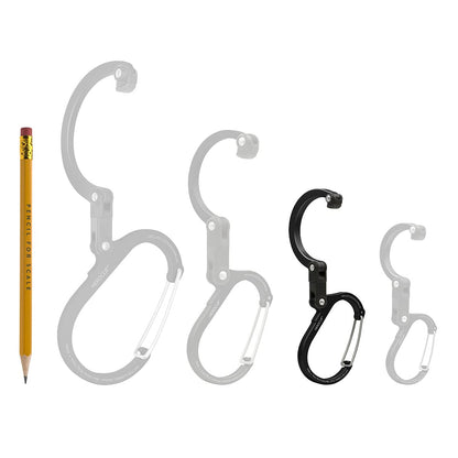 Gear Aid HEROCLIP (Small) Carabiner Gear Clip and Hook, for Hanging Bags, Purses, Lanterns, Strollers, Tools, Helmets, Water Bottles, and More