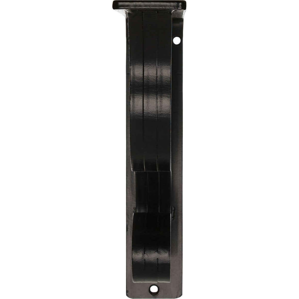 Bedford - Soporte de hierro forjado, 2"W x 7 1/2"D x 10"H, Negro