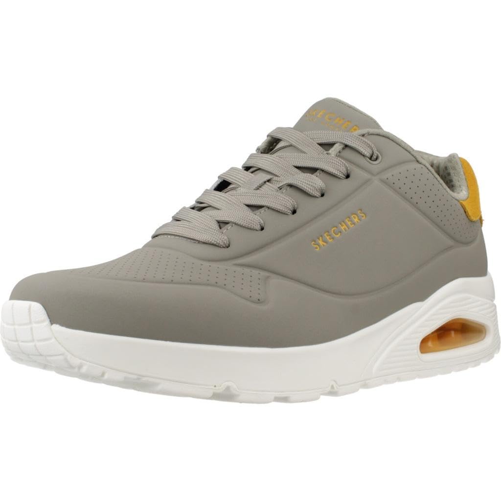 Skechers Uno Suited on Air Zapatillas para Hombre - 26.5 cm - Gri - Ama