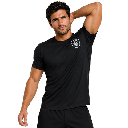 NFL Playera Deportiva Las Vegas Raiders Negro para Hombre