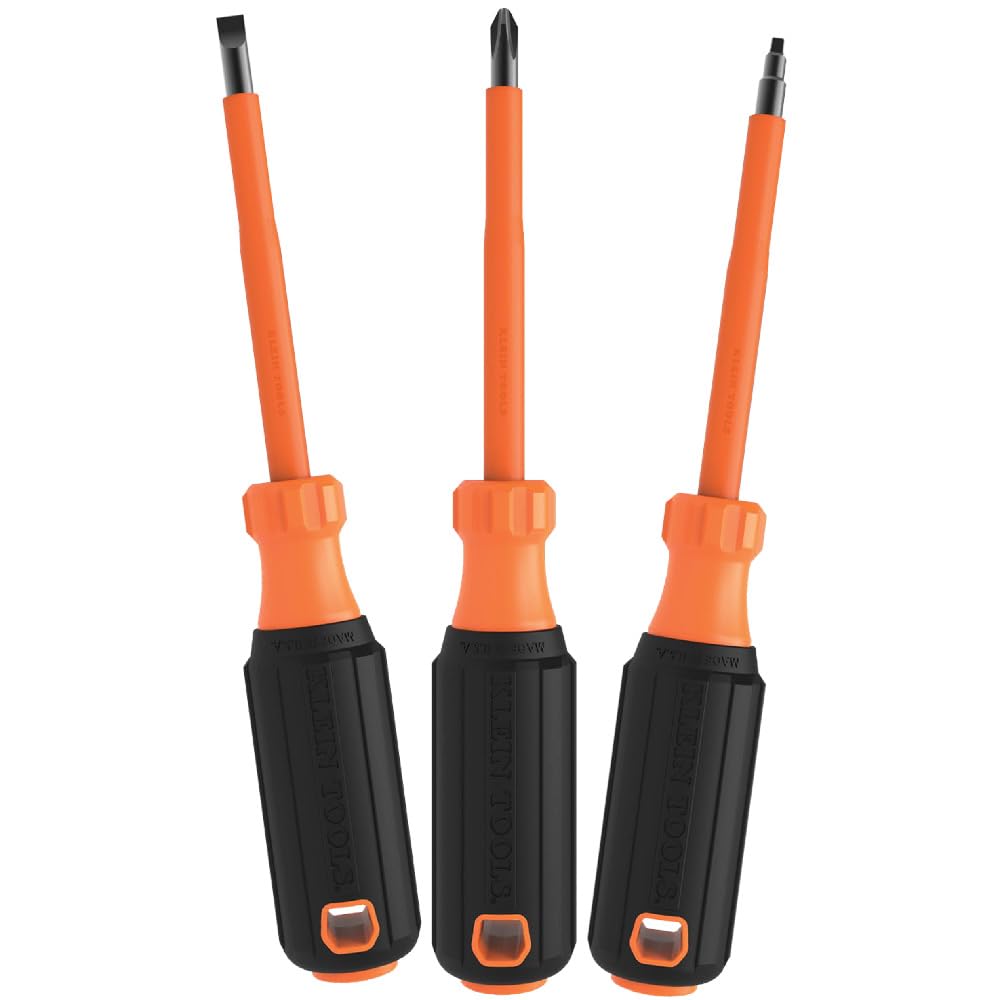 Klein Tools 6866INS Destornillador Aislado 1000V - Juego de 3 piezas