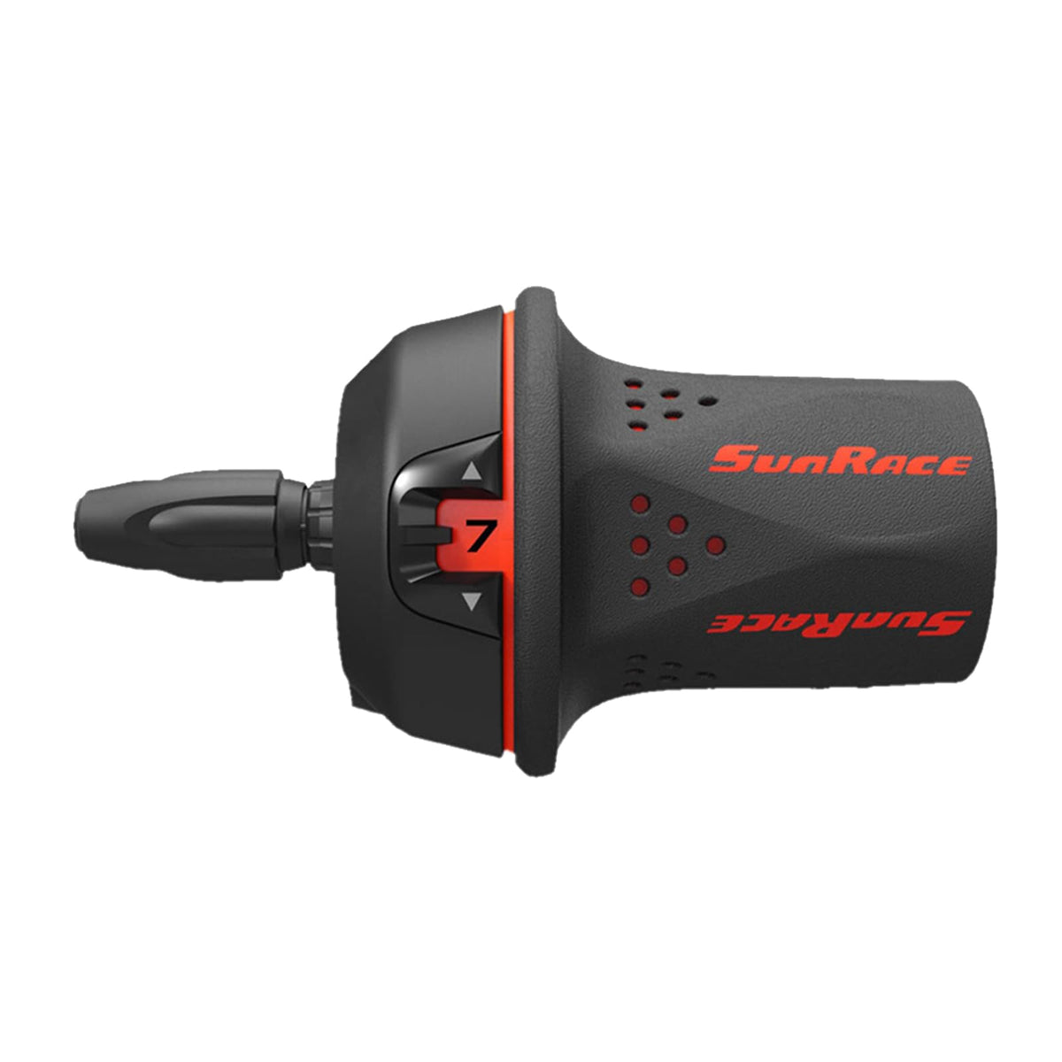 SUNRACE Puños de Mando Montaña 3x7P Index con Forros Rojo Bolsita TSM21.730S.RS0.HPB