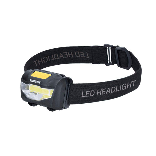 Surtek 135906 Linterna para Cabeza a Baterías, 120 LM