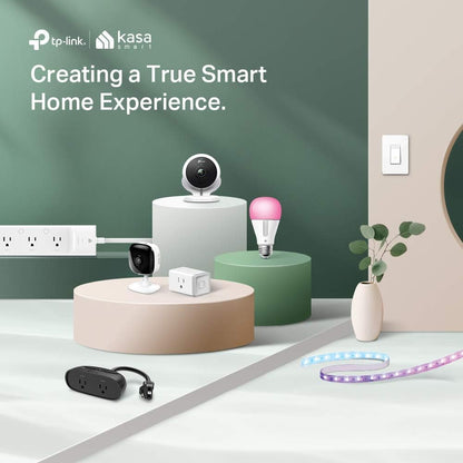 Kasa Smart KL110 - Bombilla LED Smart Wi-Fi Alexa funciona con Alexa y Google Home, A19 regulable, 2,4 GHz, no requiere concentrador, 800 lm, blanco suave (2700 K), 10 W (equivalente a 60 W)