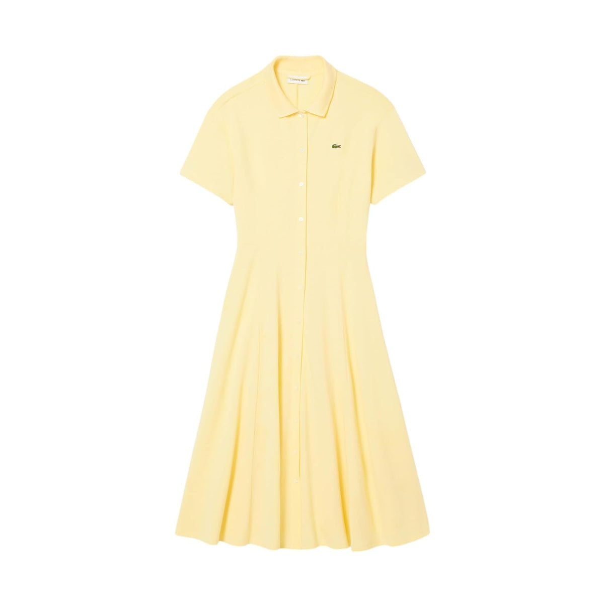 Lacoste Fit and Flare Polo Dress Vestido Mujer