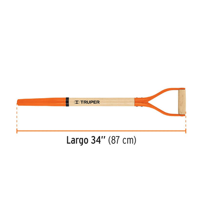 Truper MG-BJY, Mango de reposición para bieldos puño Y, 30"
