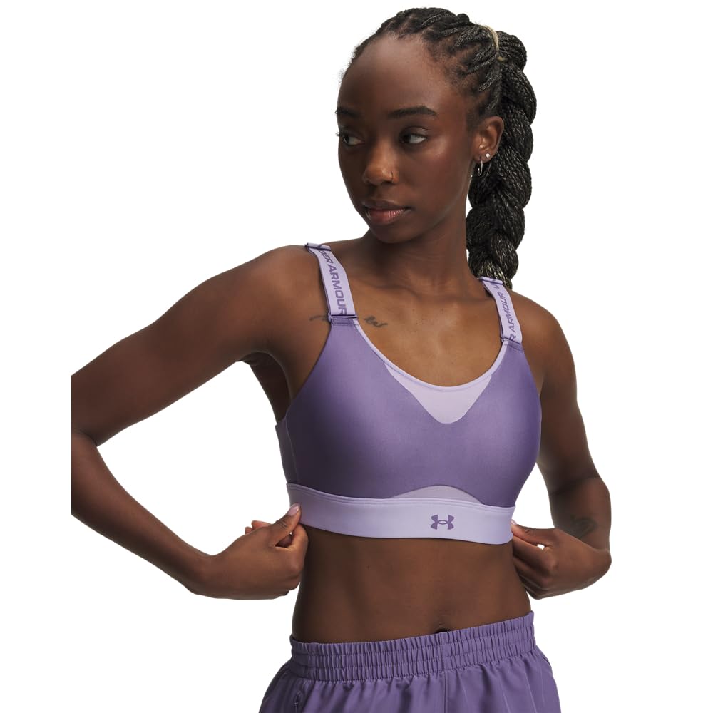 Under Armour Infinity High brasier deportivo de alto soporte - (G) A - C - (520) Purple Luxe - Purple Crest - Purple Luxe
