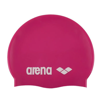 Arena Classic Gorro de Natación de Silicona - Talla única - Rosa - Sunny San Diego - Gorra