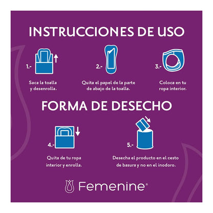 Depend Femenine Toalla Maxi para incontinencia, Caja con 18 Paquetes de 8 Piezas (144 Piezas). Ideal para goteo abundante. Absorción dual: absorbe orina y flujo menstrual. Con Tecnología Ultra Absorb®