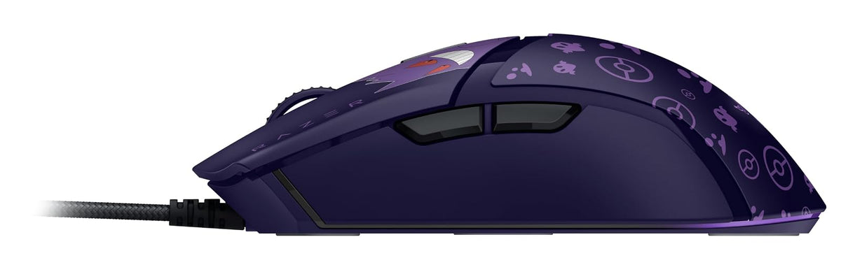 Razer Cobra Gengar Edition - Ratón para Juegos Ligero con Cable - Sensor 8500 dpi - 58g - Interruptor óptico 3th Gen - Iluminación cromada - Cable Speedflex - PC/Mac | Pokémon Gengar